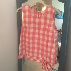 J Crew plaid top